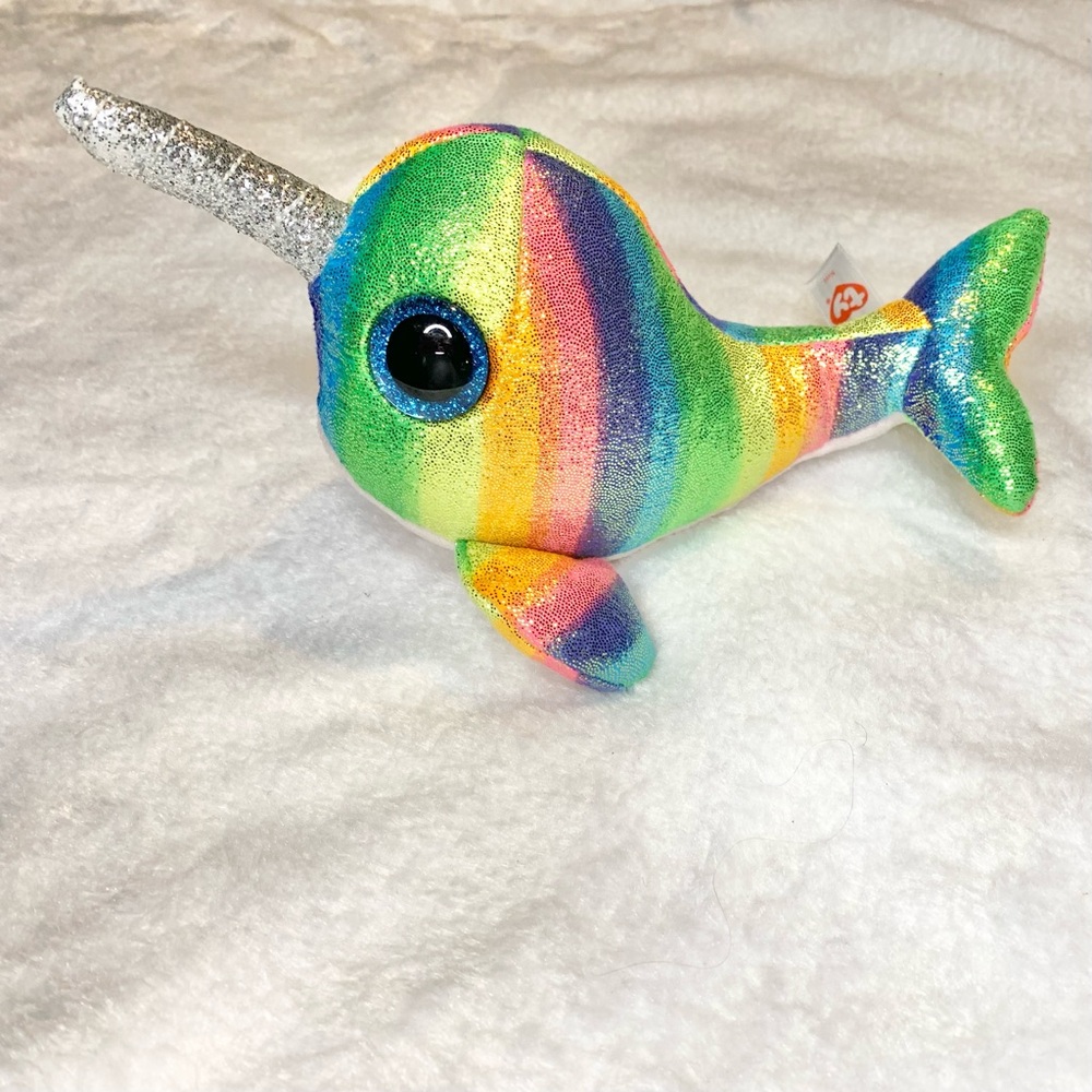 Ty Nori Plush Narwhal Toy